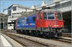 Die Re 620 088-5  Linthal  weißt darauf hin dass SBB Cargo ein  Member of the X-RAIL alliance  ist.