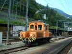 RhB Ge 2/2 Nr.162  Eselein  in Poschiavo am 07.02.2005.