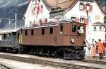 RhB Ge 4/6 Nr.353 in Zernez im September 1989.