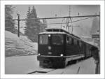 Zur Unterst�tzung der 16 Deh 4/6 beschaffte die SBB 1954 noch zwei  Bergloks  HGe 4/4 1991 und 1992, auch genannt  Muni  (Stier).
