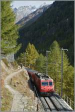 Eigentlich wollten wir wie seit langem geplant, die L�rchen im Graub�nden fotografieren, doch schlechtes Wetter im S�den liessen es uns kl�ger erscheinen, ins Mattertal im Kanton Wallis zu fahren.