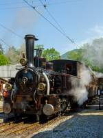   Pfingstdampf Festival bei der Museumsbahn Blonay-Chamby:   Die G 3/3 Dampftenderlokomotiven BAM Nr.