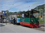 Der LCD Sommerwagen C2 21  Giardiniera  passt bei diesem Wetter perfekt zur G 2/2 N°4  Rimini .
