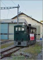 Die G 3/3 12, 1894 BTG (Eigentum der Stiftung BERNMOBIL historique) ist in Vevey angekommen.