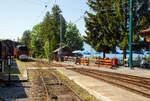 Museumsbahnromantik  Im Museumsareal in Chaulin der Museumsbahn Blonay–Chamby am 27.05.2023.