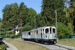 2023-09-09, BC Blonay Chem de Bouricloz.
Automotrices BCFeh 4/4 6 avec MCM BC 10