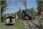 Die Saison 2026 der Blonay Chamby Bahn ist er�ffnet: In Chaulin wird die SEG G 2x 2/2 105 der Blonay Chamby Bahn wird f�r die Nachmittag-Dampfz�ge vorbereitet.

2. Mai 2026
