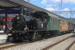 BSB-51 pendelt am 18 Mai 2025 zwischen Bahnhof und BLS-Werkst�tte Koninlfingen w�hrend das Spektakel  150 Jahre Emmentalbahn .