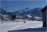 Und als zweites Bild nochmals der MOB IR 2118 MOB Panoramic von Montreux nach Zweisimmen zwischen Saanen und Gstaad diesmal von hinten.
