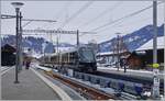 Faszination Spurwechsel: Der GPX Steuerwagen an der Spitze f�rht durch die Umspuranlage, wo es eigentlich kaum was zu sehen gibt.