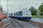 Als Testfahrt f�r eine k�nftige Gruppenreise ab Blonay unternahm der damals  **** Superpanoramic Express  genannte Zug via Chamby nach Blonay.
