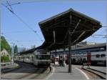 Dank dem sch�nen Wetter (und dem Pfingstfestival der B-C) war der Fahrgastandrag gross genug, dass die CEV zwei GTW in Doppeltraktion einsetzte.