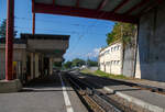 Der tpc AL Bahnhof (Aigle-Leysin-Bahn) Leysin-Feydey auf 1.398 m �.
