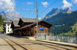 Der tpc Bahnhof Gryon auf 1.131 m ü.
