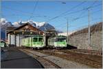 Da der R 70 325 zusätzlich zum Stunden-Takt, fährt, ergibt sich in Aigle Dépôt A-L eine Kreuzung mit mit dem R 70 332.