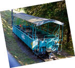 Der tpc BVB Sommerwagen By 881-9, ein vierachsiger Wagen mit einer Plattform, ist am 10 September 2023 bei Fontannaz-Seulaz abgestellt. Der Wagen wurde 1994 aus einem 1950 gebauten Wagen zum heutigen Sommerwagen umgebaut.

TECHNISCHE DATEN:
Spurweite: 1.000 mm
Typenbezeichnung: By
Eigengewicht: 8,3 t
Sitzplätze: 39 
Höchstgeschwindigkeit: 65 km/h (Adhäsion)
