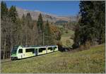 Und noch einmal der TPC ASD ABe 4/8 472; nun als R71 440 von Aigle nach Les Diablerets kurz nach Vers-l'Eglise.