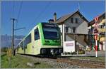 Kurz vor der Station Aigle Château (früher Aigle Dépôt ASD) konnte der TPC ASD ABe 4/8 472 als R71 auf der Fahrt nach Les Diablerets fotografiert werden.
