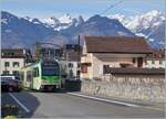 Obwohl seit der Inbetriebnahme bei der TPC auch auf der Strecke nach Les Diablerets zugelassen, hatte ich bis anhin noch nie einen Beh 2/6 auf der Strecke der ASD gesehen. Um so mehr freute ich mich über die Abwechslung: Der TPC (SURF) Beh 2/6 542 ist bei Aigle Marché kurz vor seinem Ziel Aigle. 

9. Feb. 2026