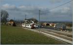 TPF Regionalzug nach Ch�tel-St-Denis bei der ehemaligen Haltestelle Tatroz.
