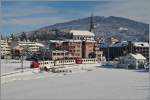 Châtel St Denis befindet sich auf 807 m.ü.M und so liegt hier Schnee, wenn es im  Flachland  grün ist.