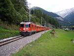 RhB Ge 4/4 II Nr.620 in Bergün am 31.08.2005.