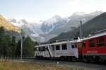 ABe 4/4 Nr.51 und 53 auf der Bernina-Strecke am 27.08.2009.
