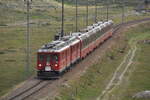 RhB ABe Nr.47 und 48 in Bernina Lagalp am 27.08.2009.