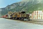 Die RhB Ge 6/6 I 412 in Zernez.