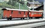 RhB Bauwagen und Mannschaftswagen Nr.