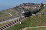 SBB/Verein Pacific: Im Lavaux, der schönsten Gegend der Schweiz wo gute Weine gedeihen lebt unser lieber Freund und langjährige Bahnfotograf Stefan Wohlfahrt.