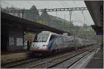Ein FS ETR 470 als EC 305 von Z�rich nach Rho Fiera Expo Milano 2015 beim Halt in Lugano.