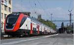 In Vevey stand heut dieser RABe 502.