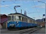 Etwas überrascht wurde ich, als ich in Blonay beim beim Einsteigen in den Regionalzug nach Vevey den MOB ABe 8/8 vorbeifahren sah! Zwar konnte ich den formschönen Triebzug fotografieren doch