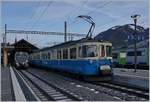 Durch den Streckenunterbruch Gstaad - Château d'Oex sind die zufàllig in Zweisimmen befindlichen ABDe 8/8 4001 und 4002 zur  Aufrechterhaltung des Verkehrs Zweisimmen - Gstaad und Zweisimmen