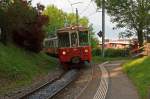 Steuerwagen voraus Bt 221 und Gep�cktriebwagen BDeh 2/4 Nr.