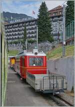 F�r das 125 Jahre Jubil�um der Bex - Villars - Col de Bretaye Bahn (BVB) wurde der 1944 in Betrieb genommen Triebwagen BDeh 2/4 N� 25 in der urspr�nglichen BVB Farbgebung lackiert.