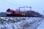 XR DE 6310 durchfahrt mit der Neuss-Shuttle Tilburg Oude Warande am 24 Jänner 2019.