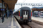 Der Eurocity EC 90 „Vauban“ (Chur – Zürich – Basel – Straßburg – Luxemburg – Brüssel) bestehend aus SBB EC-Reisezugwagen, hat am 14 Juni 2013