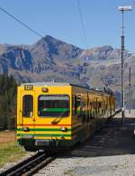 Begegungsverkehr an der Wengernalp am 02.10.2011.