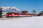 ZB: Deh 120 mit Regionalzug Luzern - Giswil bei Sachseln am 5.