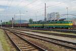 Am Morgen von 30 Mai 2015 durchfahrt 131 060 mit ein Erzzug Zilina.