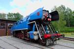 Leider passiv wegen Kesselfristablauf steht 477 043 ins Eisenbahnmuseum von Luzna u Rakovnika am 12 Juni 2022.