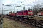 CD 742 030 rangiert am 23 Februar 2020 in Jihlava.
