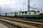 Ewals-KLV mit 130 010 ist am 4 Juni 2013 in Pardubice eingetroffen und soll ein verspäteter EuroCity vorgehen lassen.
