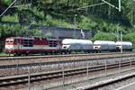 CD 372 006 steht mit ganze drei Geteridewagen in Bad Schandau am 10 April 2017.