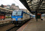 Die an die ČD - Česk� dr�hy (Tschechischen Eisenbahnen) vermietete Siemens Vectron MS 193 698-8 (91 80 6193 698-8 D-RAILL) der S Rail Lease s.r.o.