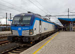 Die an die ČD - Česk� dr�hy (Tschechischen Eisenbahnen) vermietete Siemens Vectron MS 193 696-2 (91 80 6193 696-2 D-RAILL) der S Rail Lease s.r.o.